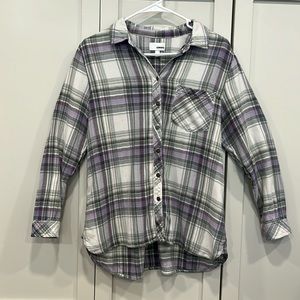 Sonoma Goods for Life The Everyday Plaid Shirt Size:(PL)(Buy Now Only) No Offers
